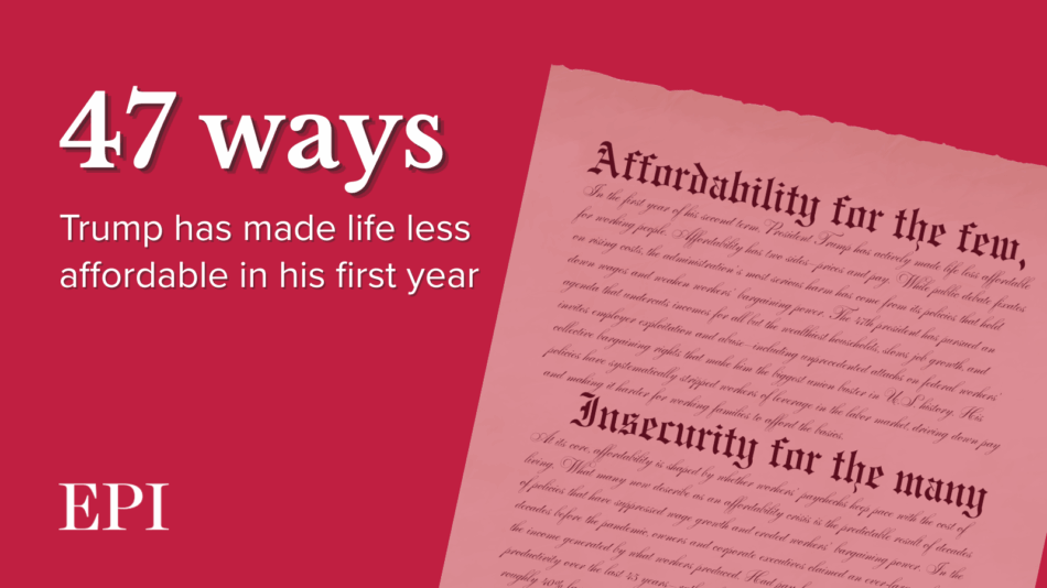 Affordability for the few, insecurity for the many