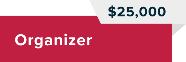 Organizer - $25,000+