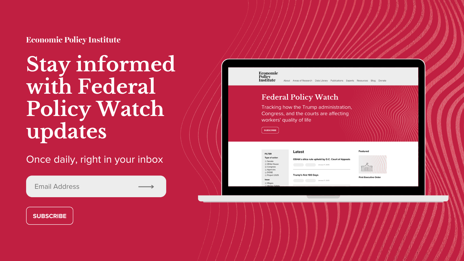 Federal Policy Watch Economic Policy Institute