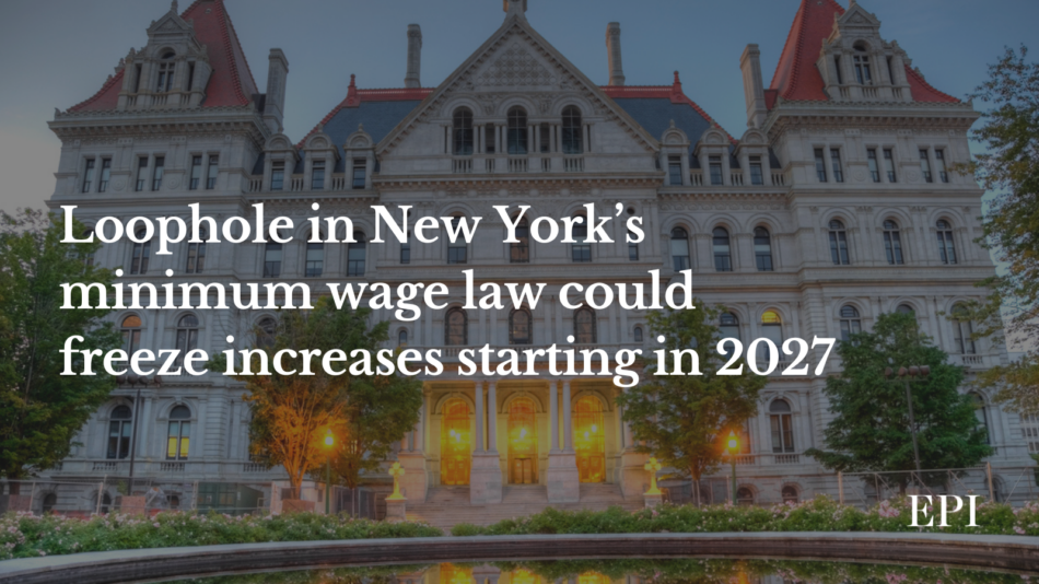 New York’s minimum wage law has a loophole that could freeze increases