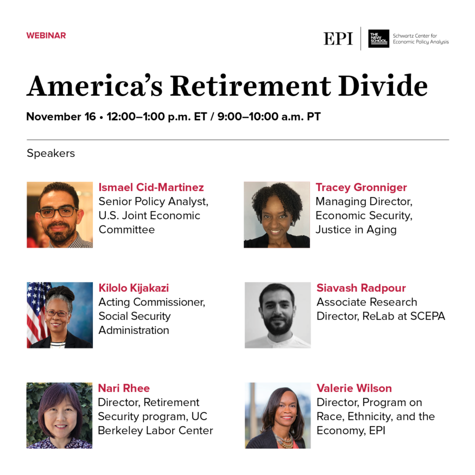 America’s Retirement Divide: How Black and Hispanic workers fall through the cracks